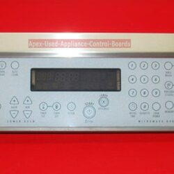 Part # 8304153, W10438710, W10161679, W10105800 Whirlpool Oven Assembly Panel And Control Board (used, overlay good)