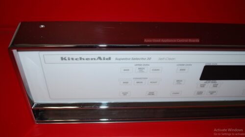 Part # 4454379, 3181705 Kitchen-Aid Oven Touch Pad Panel And Control Board (used, used overlay very good)