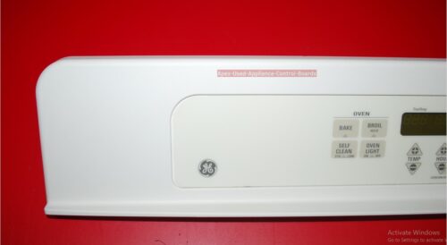 Part # WB35T10551, 191D3159P122, WB27T10411 GE Wall Oven Touch Panel And Control Board (used, overlay good)