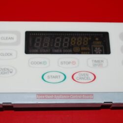 Part # 31-32059602-C Whirlpool Oven Electronic Control Board (used, overlay fair)