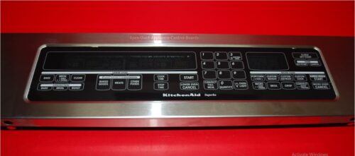 Part # 4451791, 8302670, 8302344 Kitchen-Aid Oven Touch Panel And Control Board (used, overlay good)