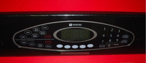 Part # 5765M481-60, 8507P088-60 Maytag Oven Control Panel And Control Board (used, overlay fair)