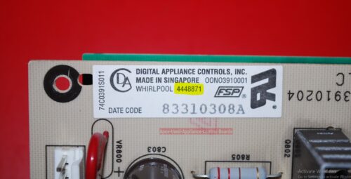 Part # 4448871 Whirlpool Oven Electronic Control Board (used)