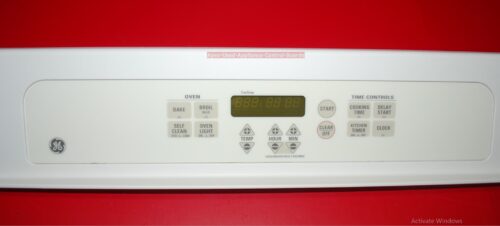 Part # WB35T10551, 191D3159P122, WB27T10411 GE Wall Oven Touch Panel And Control Board (used, overlay good)