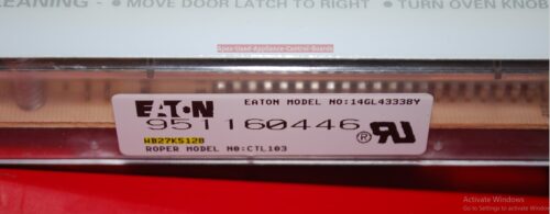 Part # WB27K5128, 14GL43338Y - GE Oven Electronic Control Board (used, overlay good)