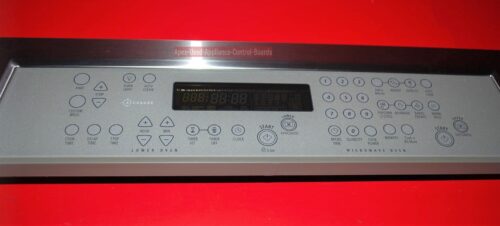 Part # 8304153, W10438710, W10161679, W10105800 Whirlpool Oven Assembly Panel And Control Board (used, overlay good)