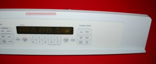 Part # WB36T10600, WB27T10435, WB27T10569, 164D4778P008 GE Profile Built In Control Panel And Control Board (used, overlay good)