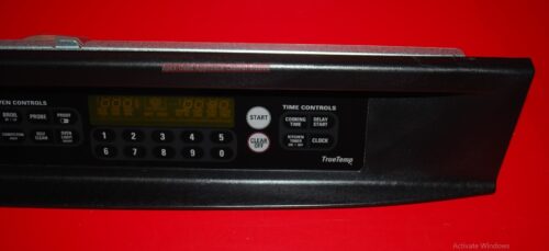Part # WB27T10312, WB36T10502, 164D4105P033 GE Profile Oven Control Panel And Control Board (used, overlay good)