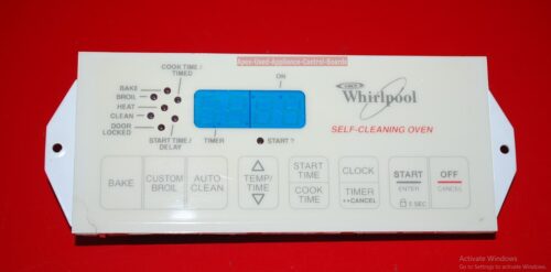 Part # 8053162, 6610161 - Whirlpool Oven Electronic Control Board (used, overlay fair)