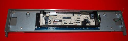 Part # 8304153, W10438710, W10161679, W10105800 Whirlpool Oven Assembly Panel And Control Board (used, overlay good)