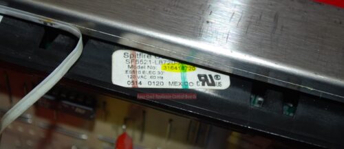 Part # 318331313, 316418720 Frigidaire Oven Touch Control Panel And Control Board (used, overlay good)