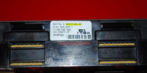 Part # 8507P162-60 - Maytag Oven Electronic Control Board (used, overlay good)