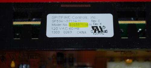 Part # 316557114 Frigidaire Oven Electronic Control Board (used, overlay good)