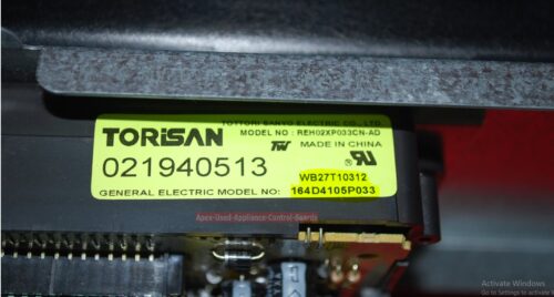 Part # WB27T10312, WB36T10502, 164D4105P033 GE Profile Oven Control Panel And Control Board (used, overlay good)