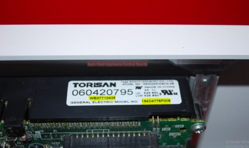 Part # WB36T10600, WB27T10435, WB27T10569, 164D4778P008 GE Profile Built In Control Panel And Control Board (used, overlay good)
