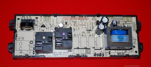 Part # 191D3159P128, WB27T10380 - GE Oven Electronic Control Board (used, overlay fair)