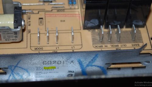 Part # 4454379, 3181705 Kitchen-Aid Oven Touch Pad Panel And Control Board (used, used overlay very good)