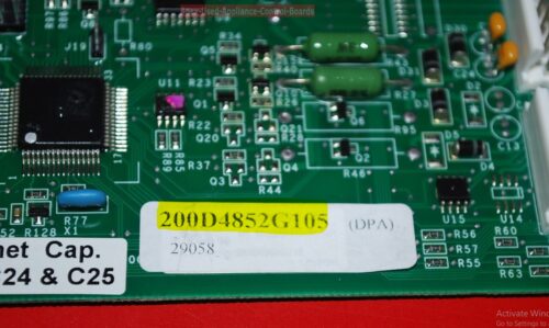 Part # 200D4852G105, WR55X10775 - GE Refrigerator Electronic Control Board (used)