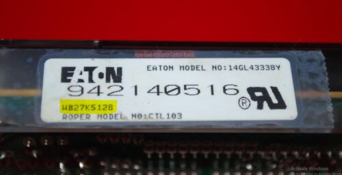 Part # WB27K5128 - GE Oven Electronic Control Board (used, overlay fair)