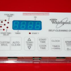 Part # 8522491, 6610312 - Whirlpool Oven Electronic Control Board (used, overlay fair)