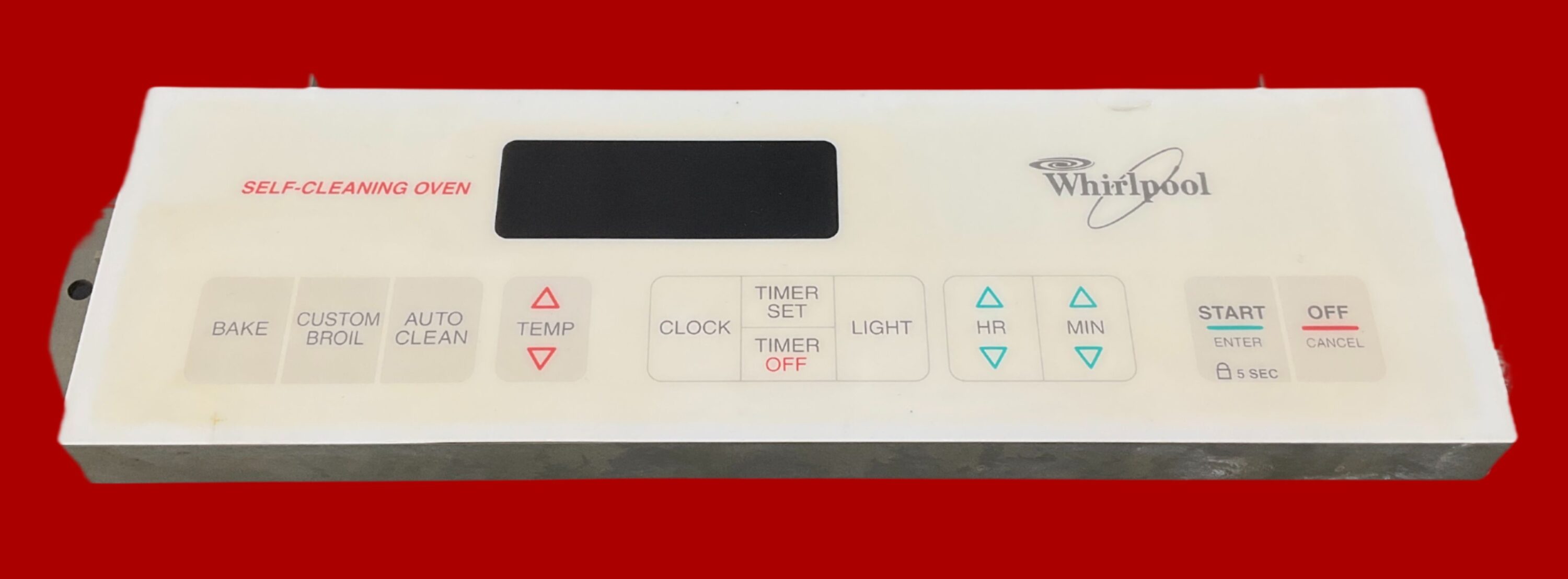Part # WP6610057 | 3196217 | Whirlpool Oven Control Board (overlay fair - Yellow)