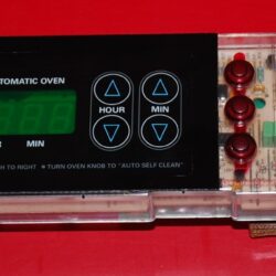 Part # WB27K5128 GE Oven Electronic Control Board (used, overlay fair)