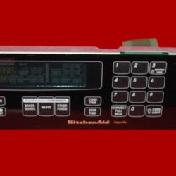 Part # 8190681 | 9755180 | Kitchen-Aid Oven Control Board and Touch Pad (overlay fair - Black)