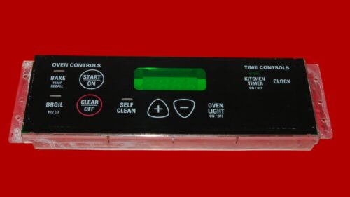 GE Oven Control Board - Part # WB27K10096 | WB27K10357 | 183D8193P001 (overlay fair - Black)