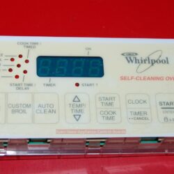 Part # 8053194, 6610157 Whirlpool Oven Electronic Control Board (used, overlay fair)