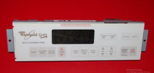 Part # 8272488, 6610201 Whirlpool Oven Electronic Control Board (used, overlay fair)