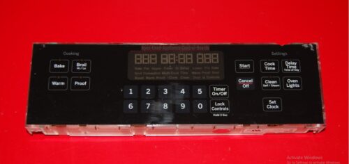 Part # 164D8496G036 GE Oven Electronic Control Board (used, overlay fair)