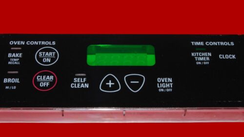 GE Oven Control Board - Part # WB27K10096 | WB27K10357 | 183D8193P001 (overlay fair - Black)