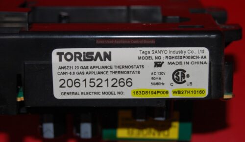 Part # WB27K10160, 183D8194P009 GE Oven Electronic Control Board (used)