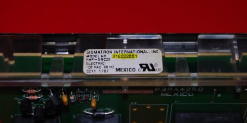 Part # 316222801 Frigidaire Oven Electronic Control Board (used, overlay poor)