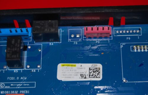 Part # W11204514 Whirlpool Oven Electronic Control Board (used, overlay good)