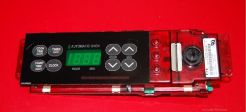Part # 191D1640P002, WB27K5251 - GE Oven Electronic Control Board (used, overlay good)