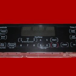 Part # WB27T11351 | 164D8496G003 | GE Oven Control Board (overlay fair - Black)