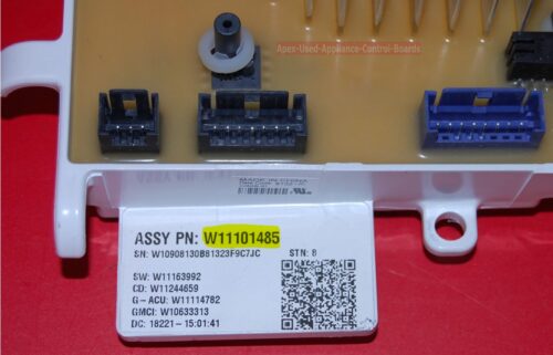 Part # W11101485 Kenmore Washer Electronic Control Board (used)
