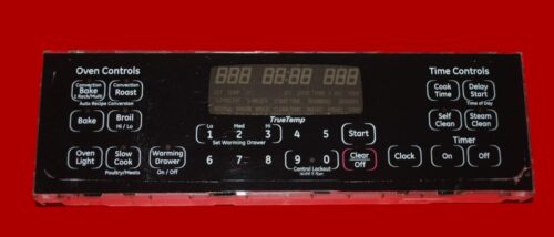 Part # 164D8496G003 | GE Oven Control Board (overlay fair - Black)