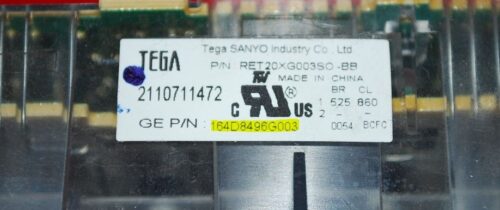 Part # 164D8496G003 | GE Oven Control Board (overlay fair - Black)