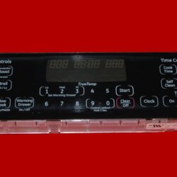 Part # WB27T11351 | 164D8496G003 | GE Oven Control Board (overlay fair - Black)