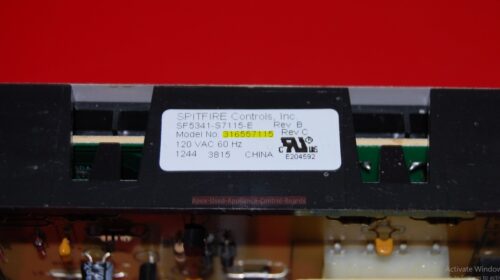 Part # 316557115 - Frigidaire Oven Electronic Control Board (used, overlay good)