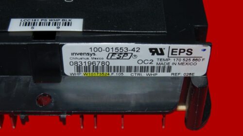 Part # WPW10476353 | W10173524 | Whirlpool Oven Control Board (overlay good - Black)