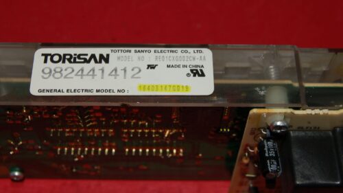 GE Oven Control Board 164D3147G019 OEM Used Tested (overlay good - White)