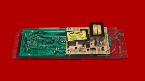 GE Oven Control Board WB27X5554 | 164D2851P016 | OEM Used Tested (overlay good - Black)