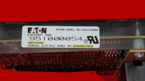 GE Oven Control Board WB27X5554 | 164D2851P016 | OEM Used Tested (overlay good - Black)
