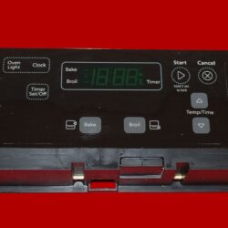 Part # WPW10556710 | W10556710 | Whirlpool Gas Oven Control Board (overlay good - Black)