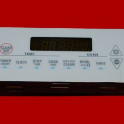 GE Gas Oven Control Board - 191D1001P005 | WB27T10083 (overlay fair - White)