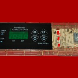 GE Gas Oven Control Board - 183D7277P005 | WB27K10050 (overlay fair - Black)