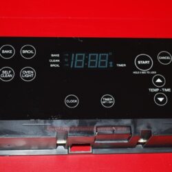 Part # W10545220 Whirlpool Oven Electronic Control Board (used, overlay good)